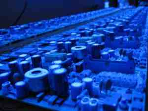 View Under UV Light - Conformal Coating 